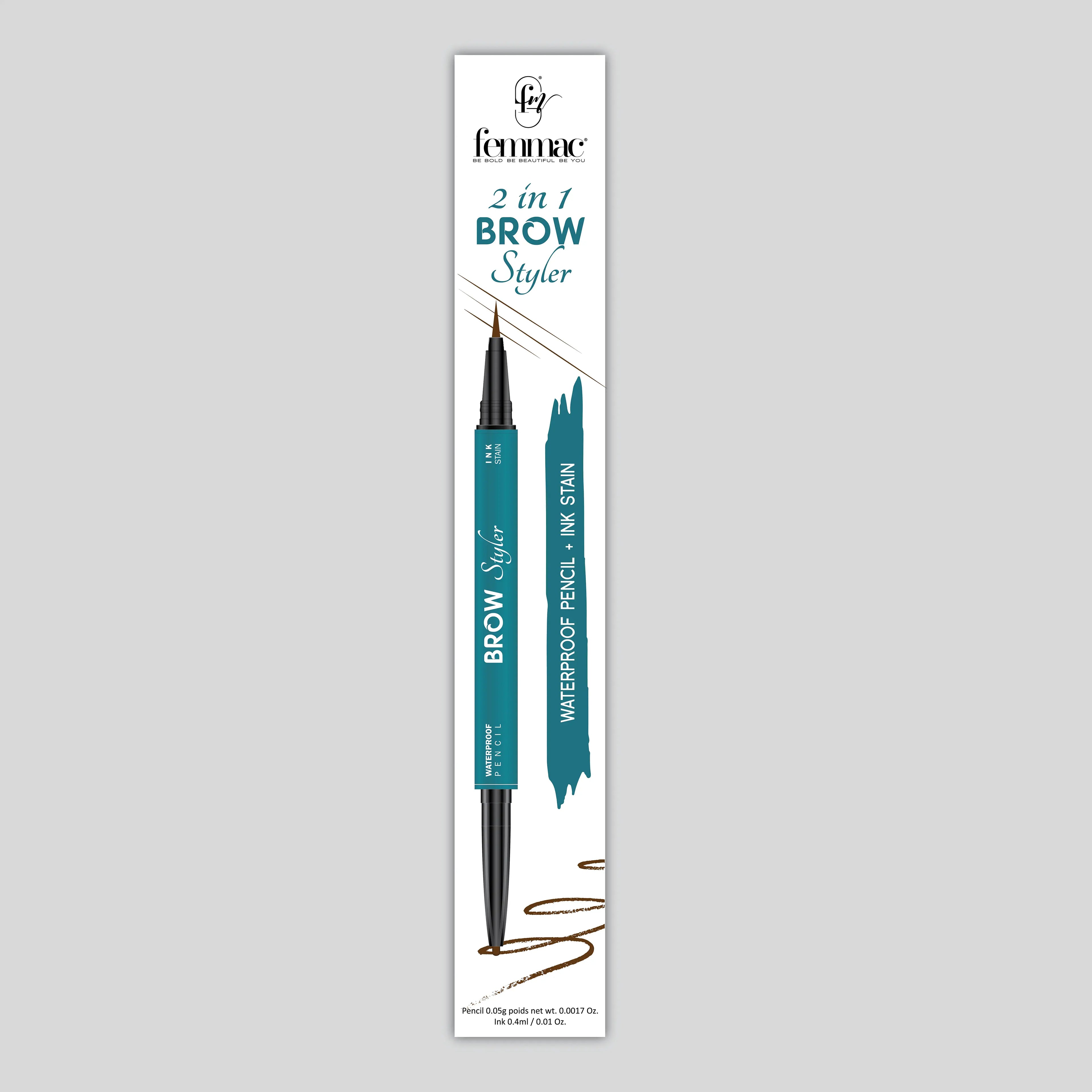 2 in 1 Waterproof Brow Styler