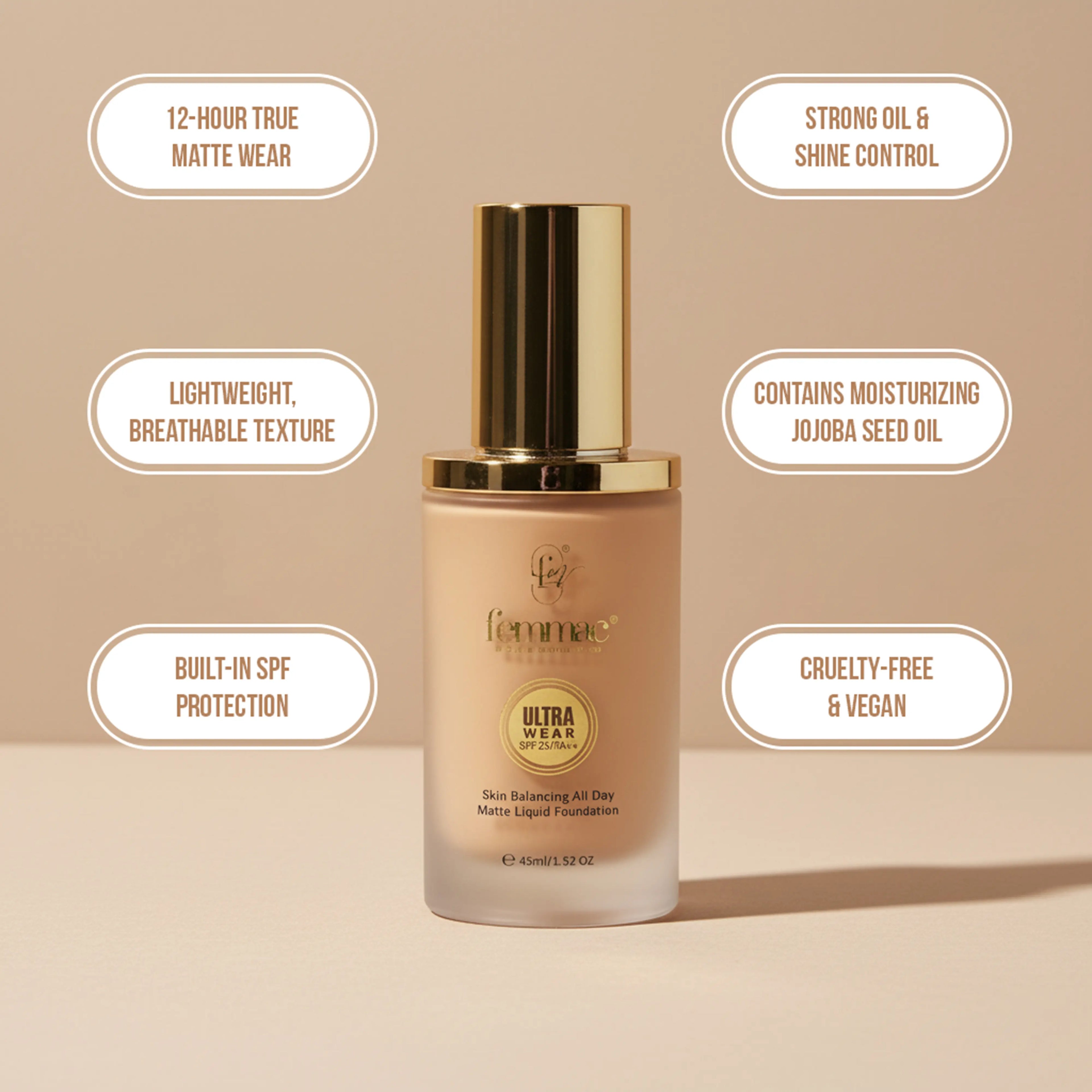 Ultra Wear Skin Balancing All Day Liquid Foundation
